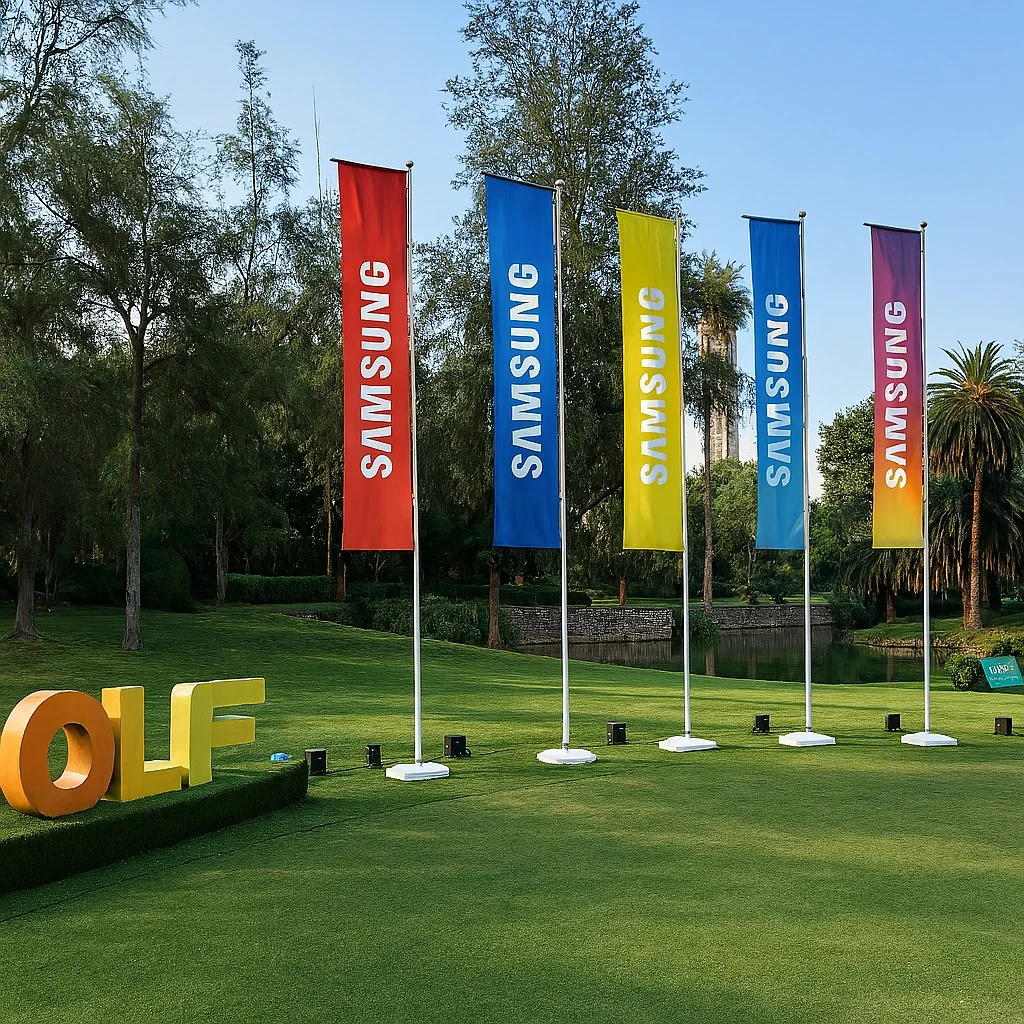 Pole Flags of Samsung