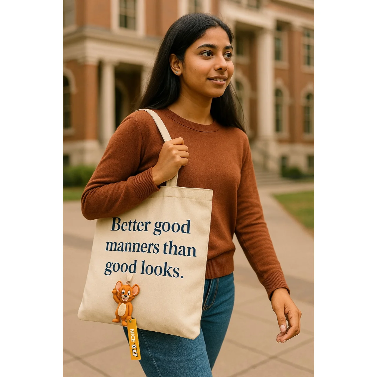 Pure Organic Cotton Tote Bag