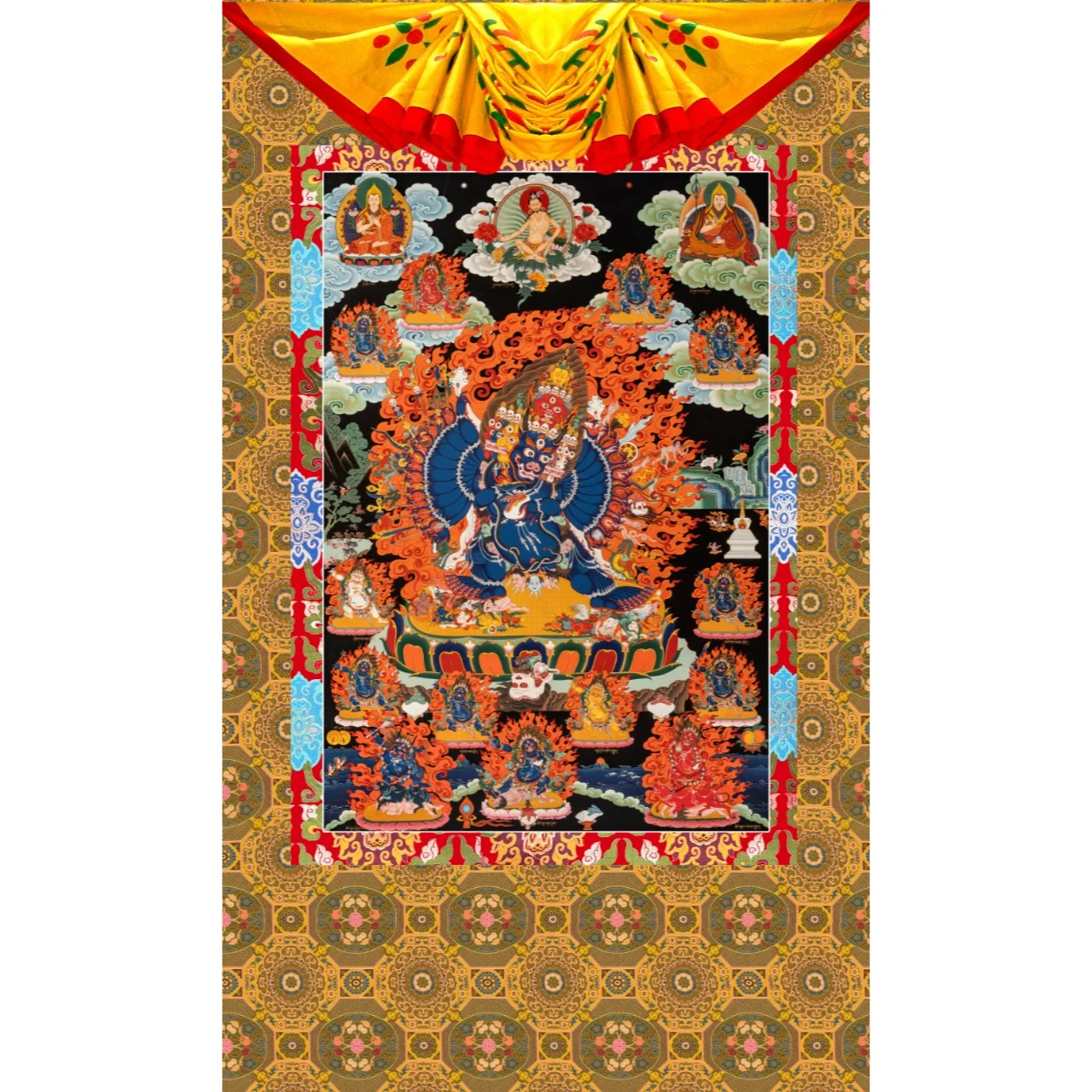 Tibetan Wall Hanging Thangka