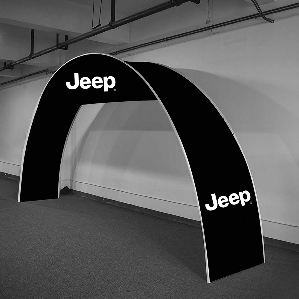 Cars Exhibition Welcome Gates for Jeep