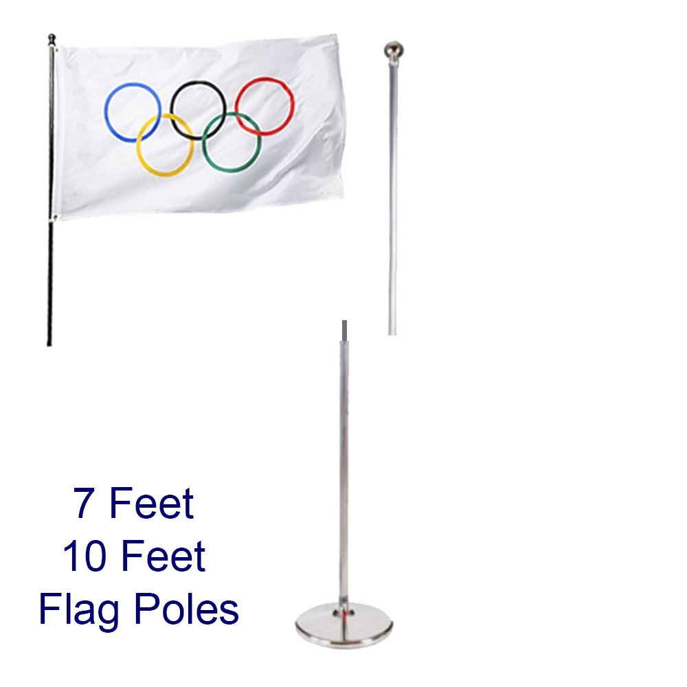 7ft - 10ft Flag Poles Available