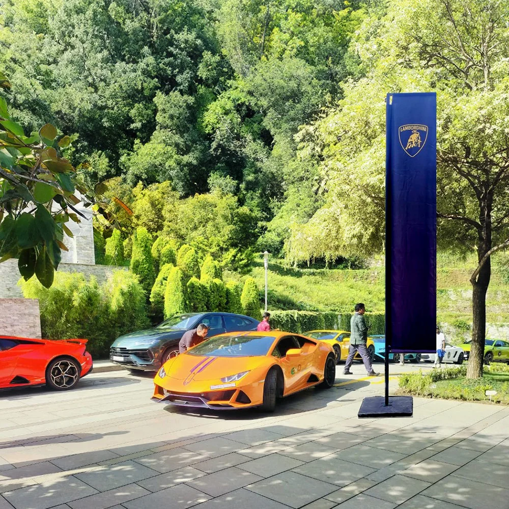 Beach Feather Flags Lamborghini