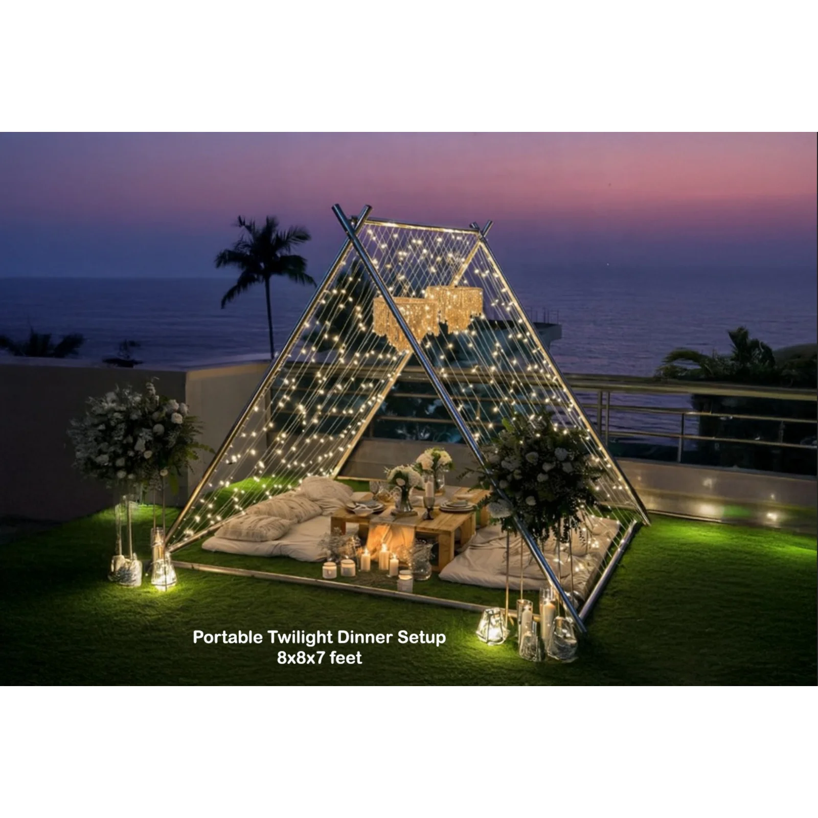 Portable Twilight Dinner Set up