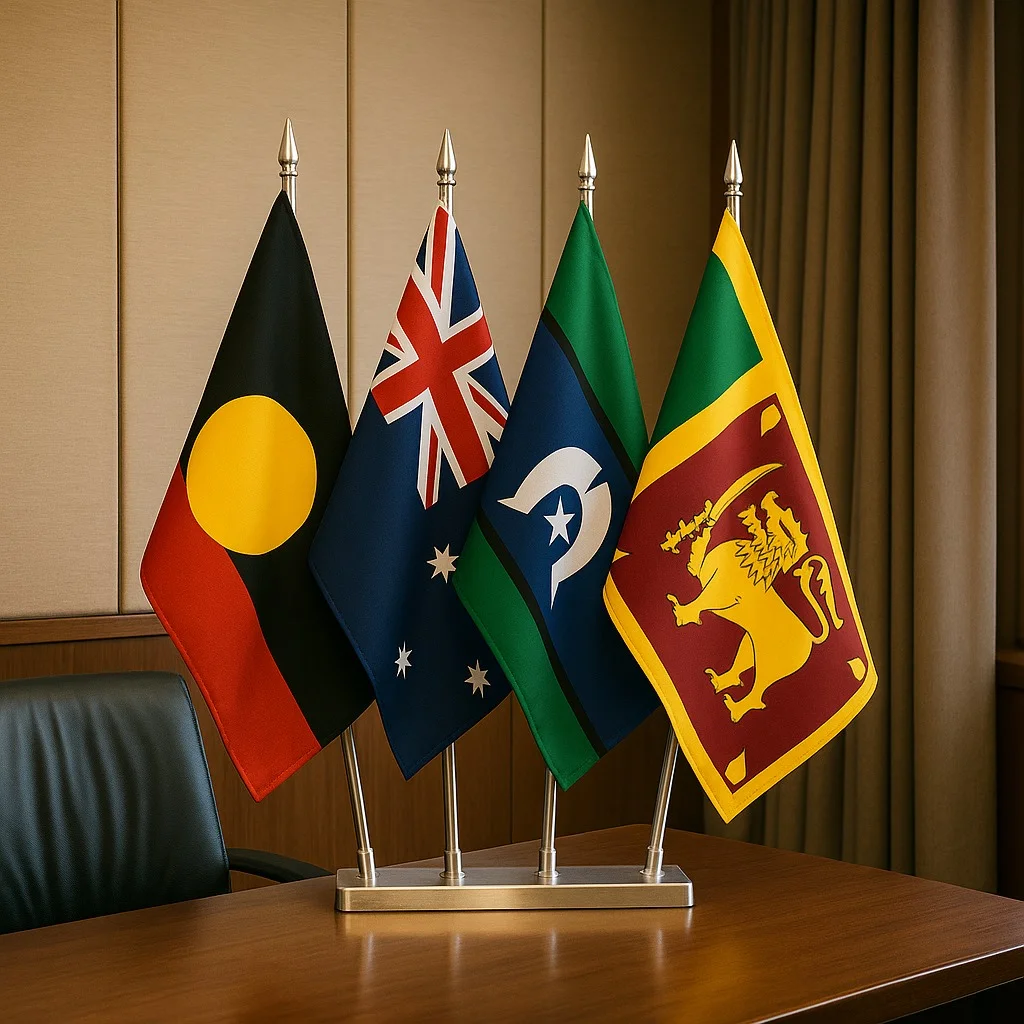 Stainless Steel 4 in 1 Table Flags