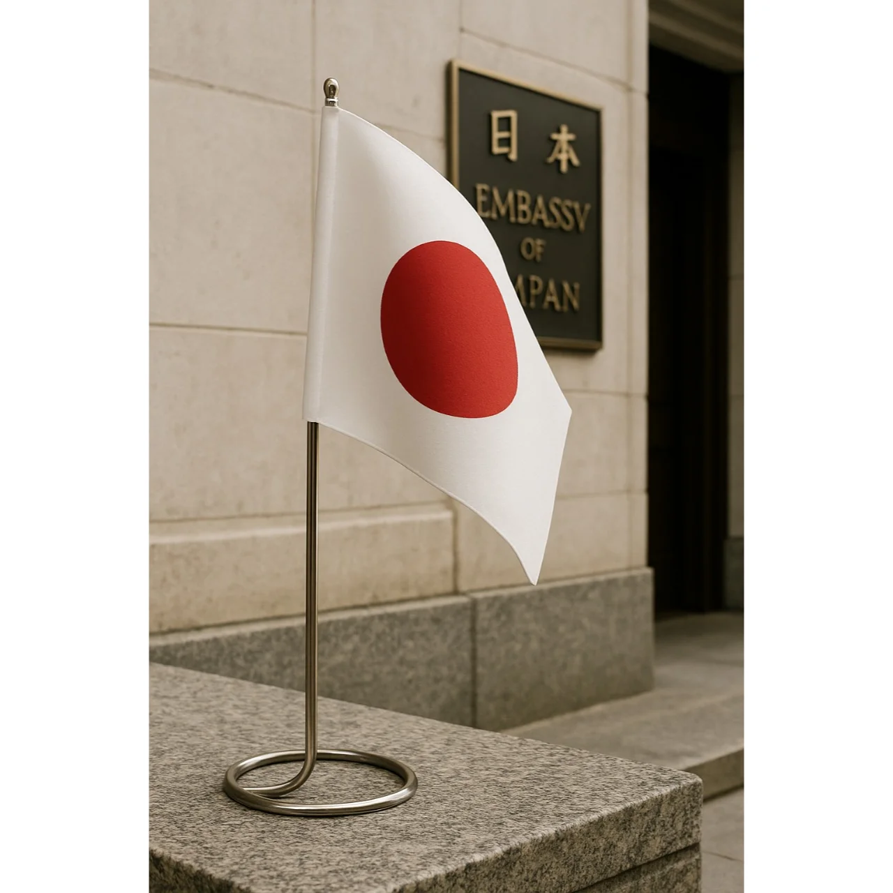 14 to 24 inch Table Flag of Japan