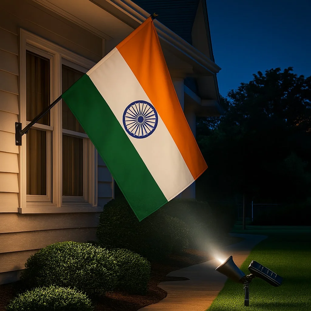 On Ground Flag Pole Lighting