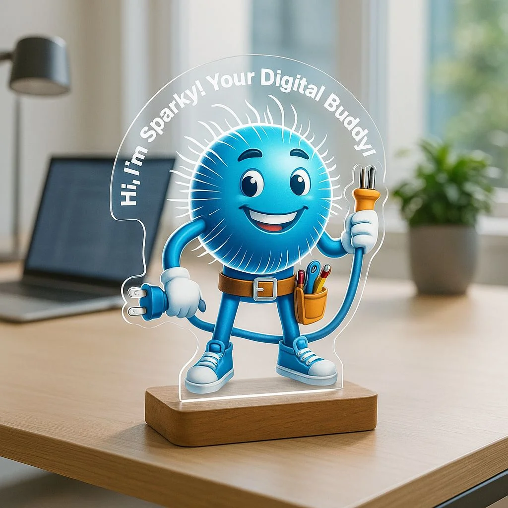 Table Top Memento with Beautiful Lighting Effects Rechargeable with type C Cable