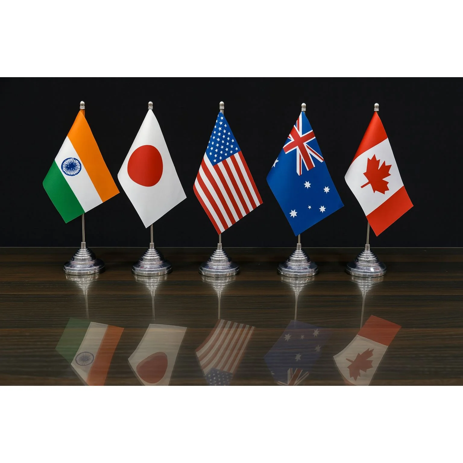 Table Flags Single Stand