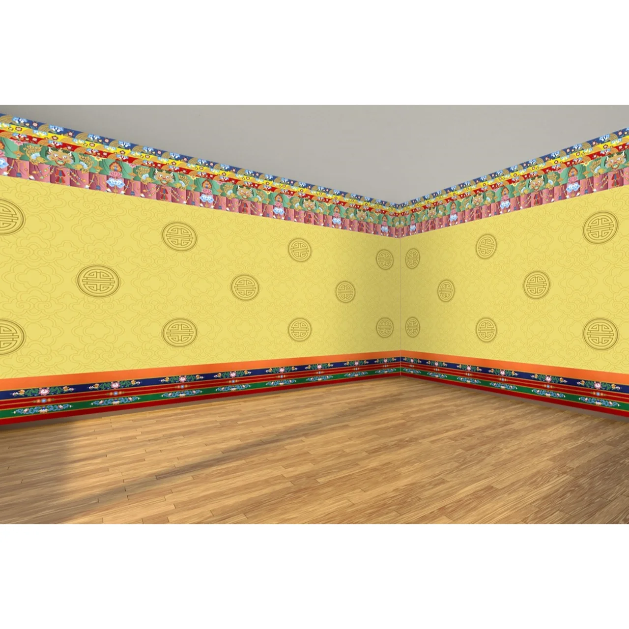 Tibetan Shambhu for wall roof and pillars