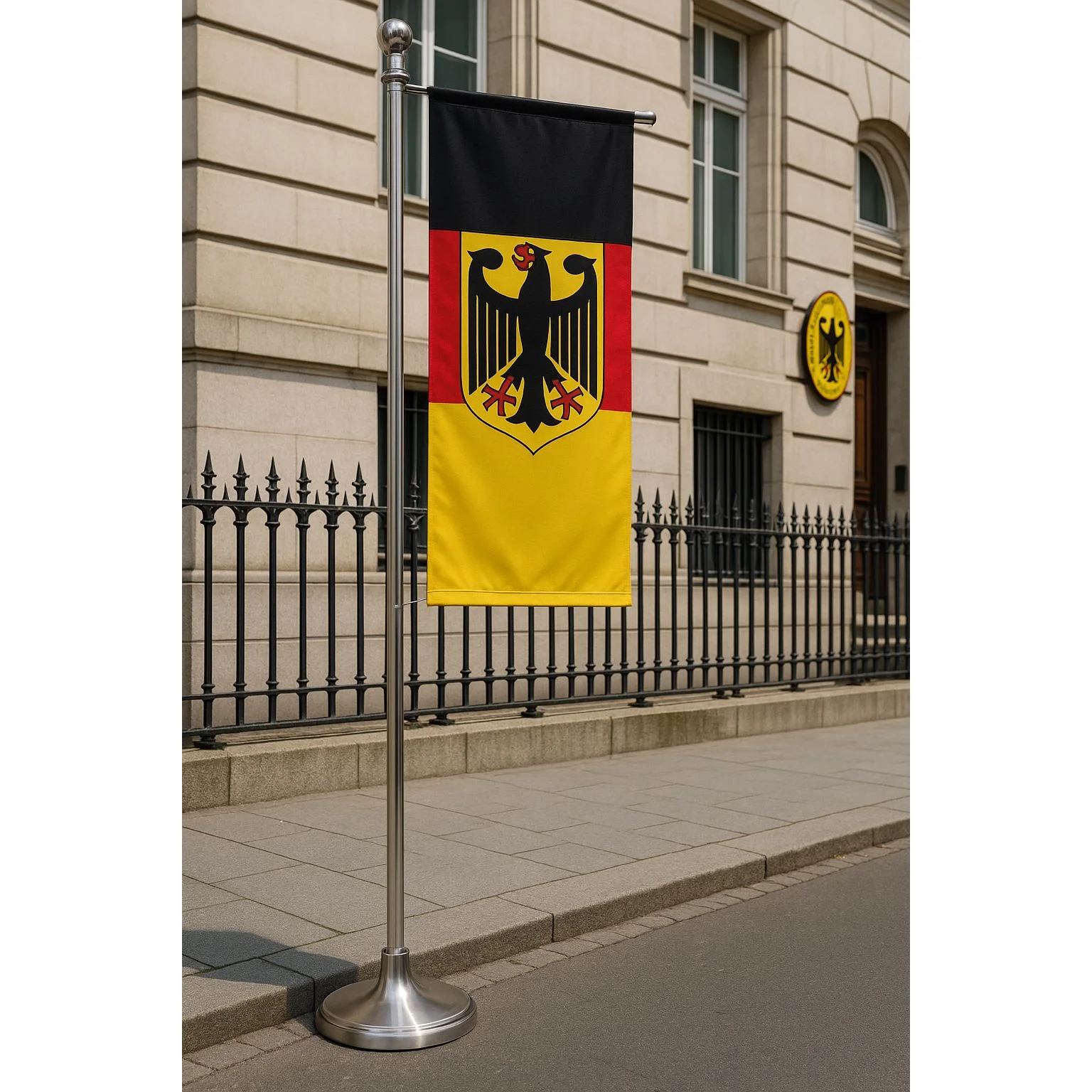 L-Shape Pole Feather Flags