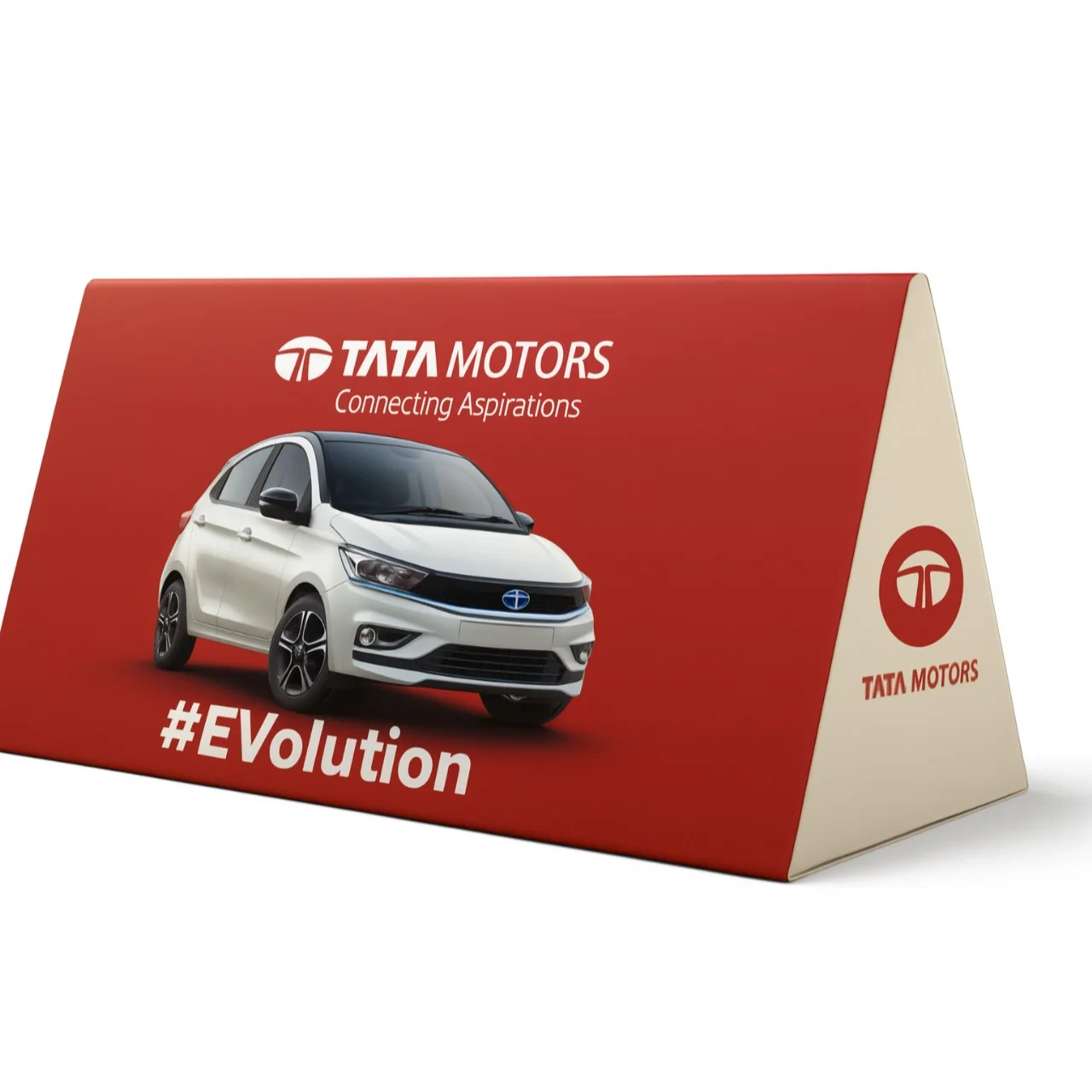 V Shape Banner Tata  Motors