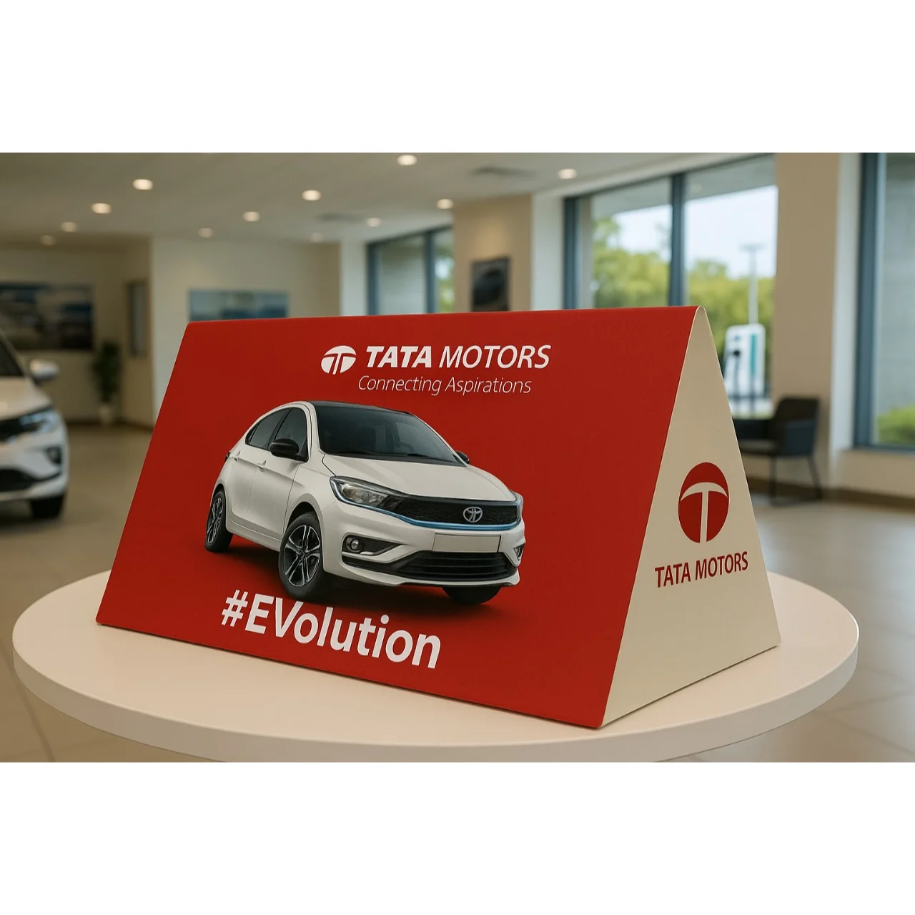 V Shape Banner Tata  Motors