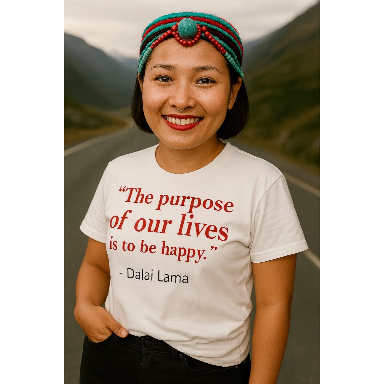 T-Shirt with Dalai Lama Quotes