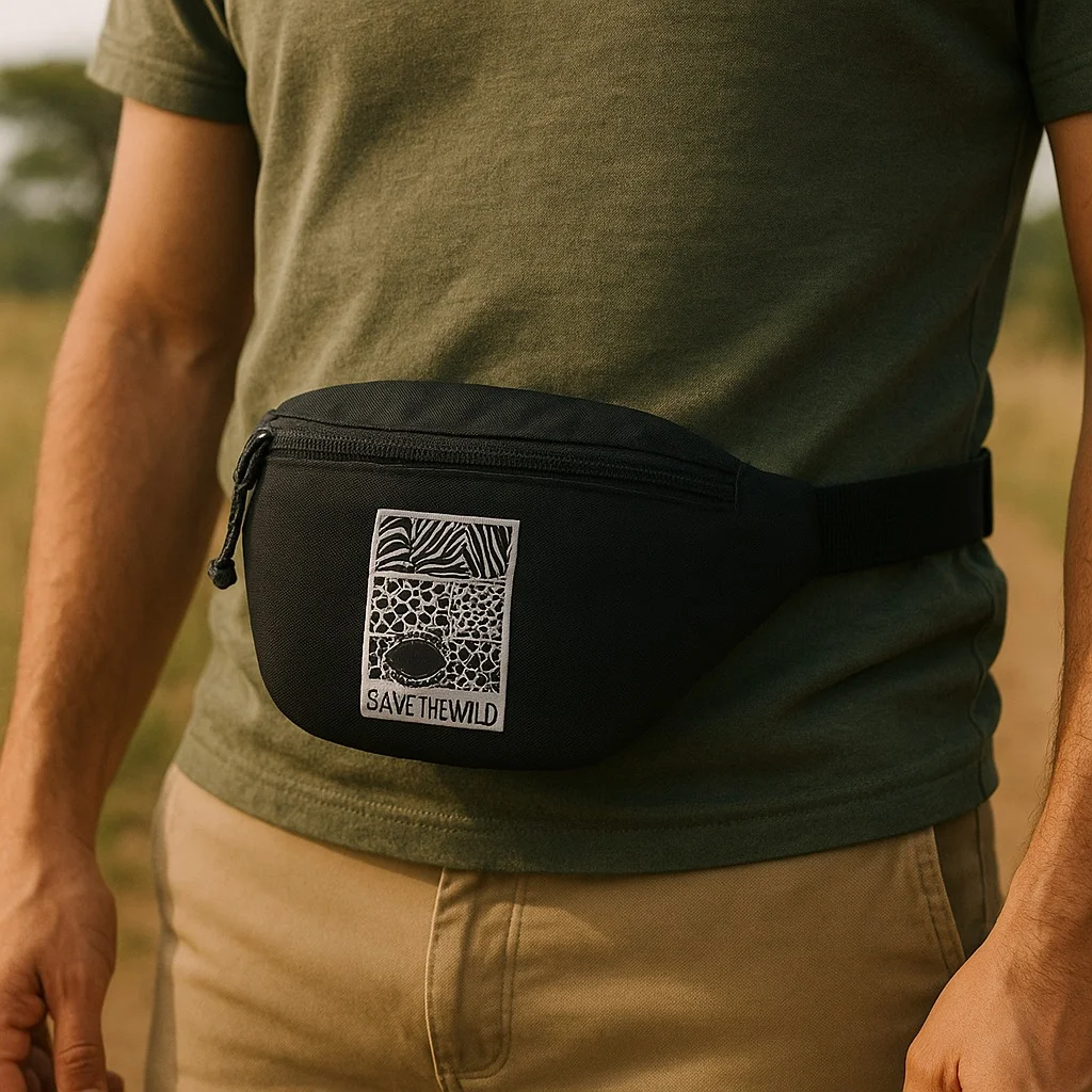 Waist Pouch Bag Save the Wild
