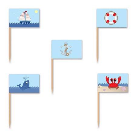 Tooth Pick Flags
