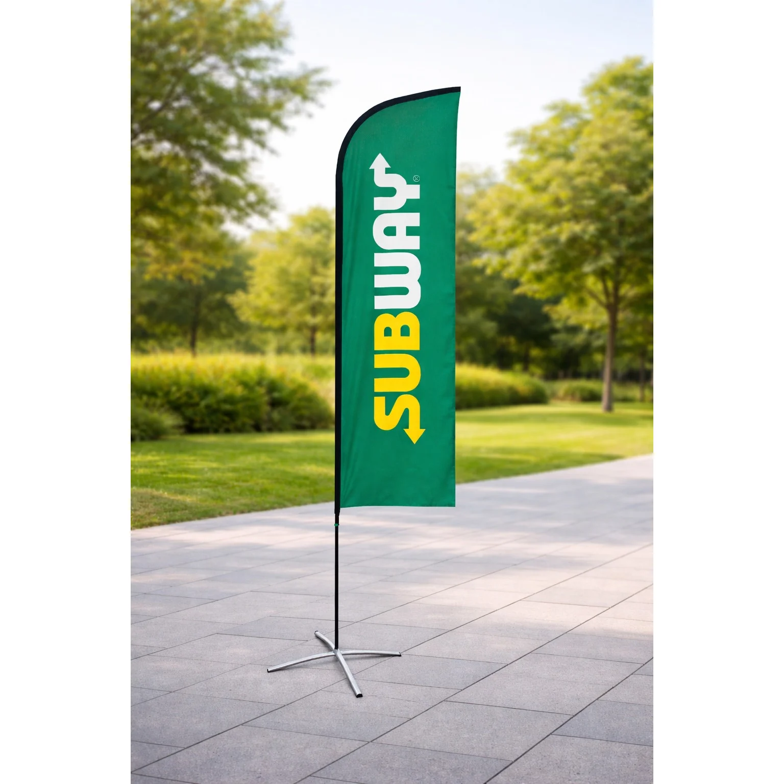 Feather Flags Subway