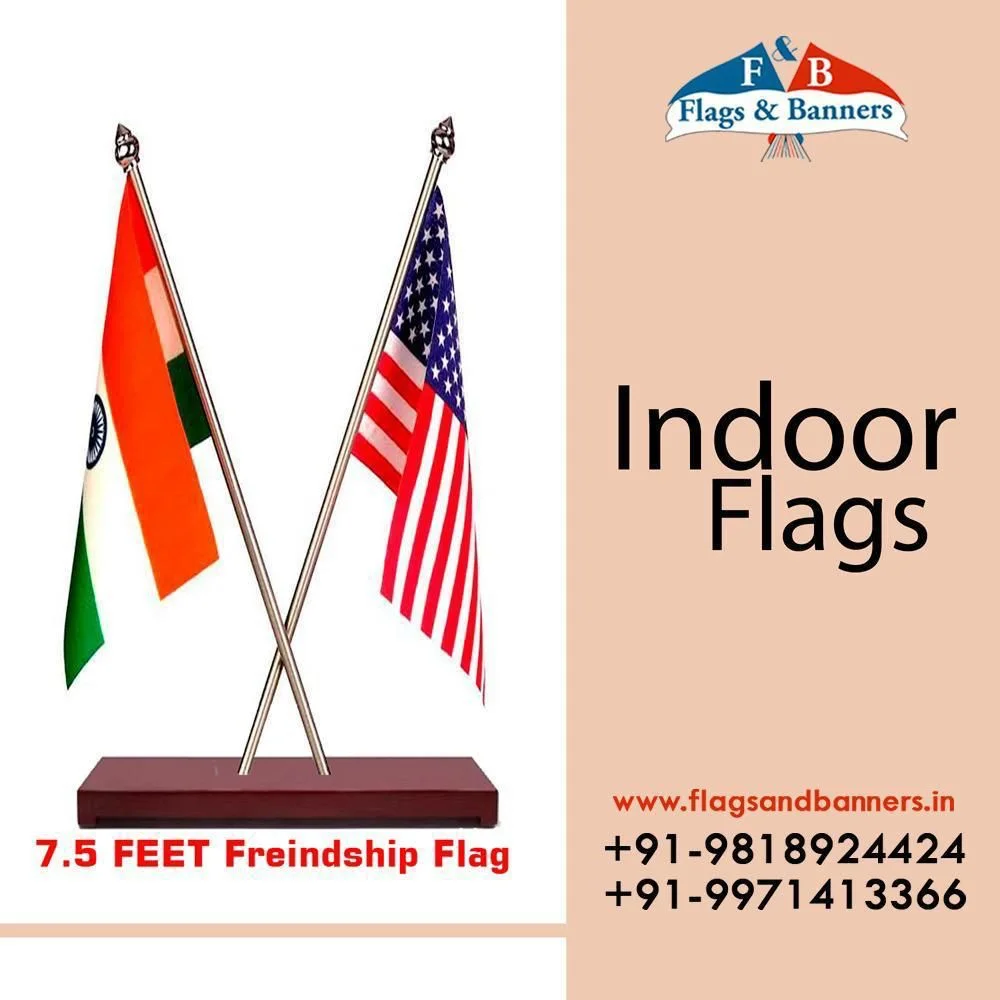 7.5 Feet Friendship Diplomat Flag