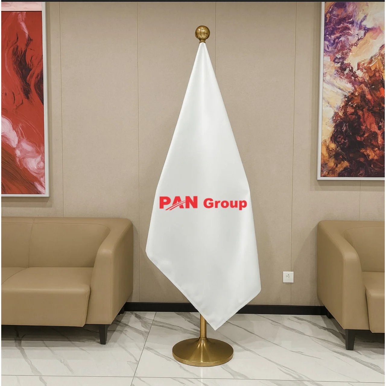 Indoor Diplomat Flag Pan Group