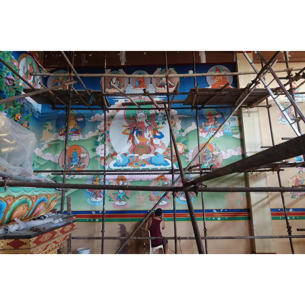 Tibetan Shambhu for wall roof and pillars