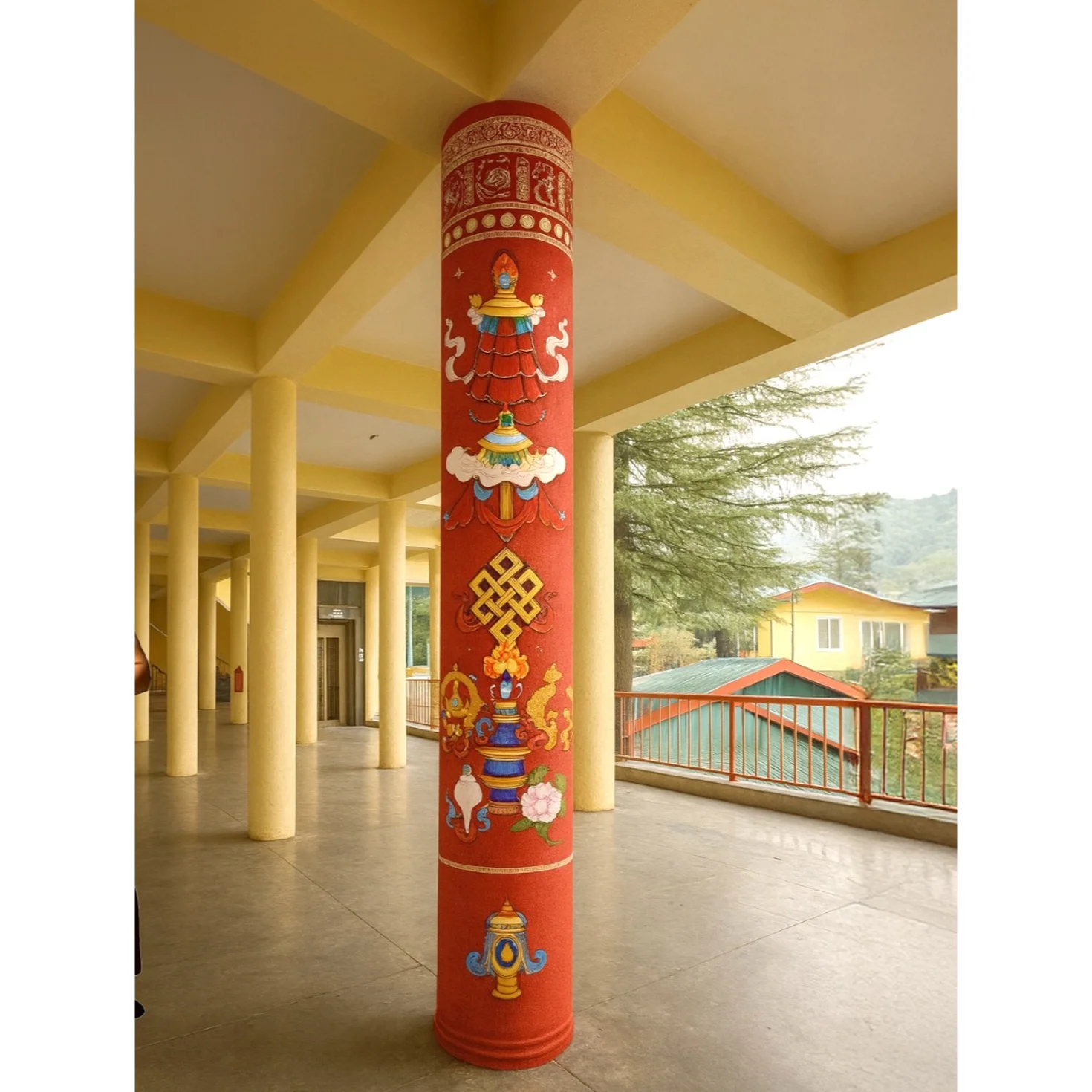 Tibetan Pillar Covers