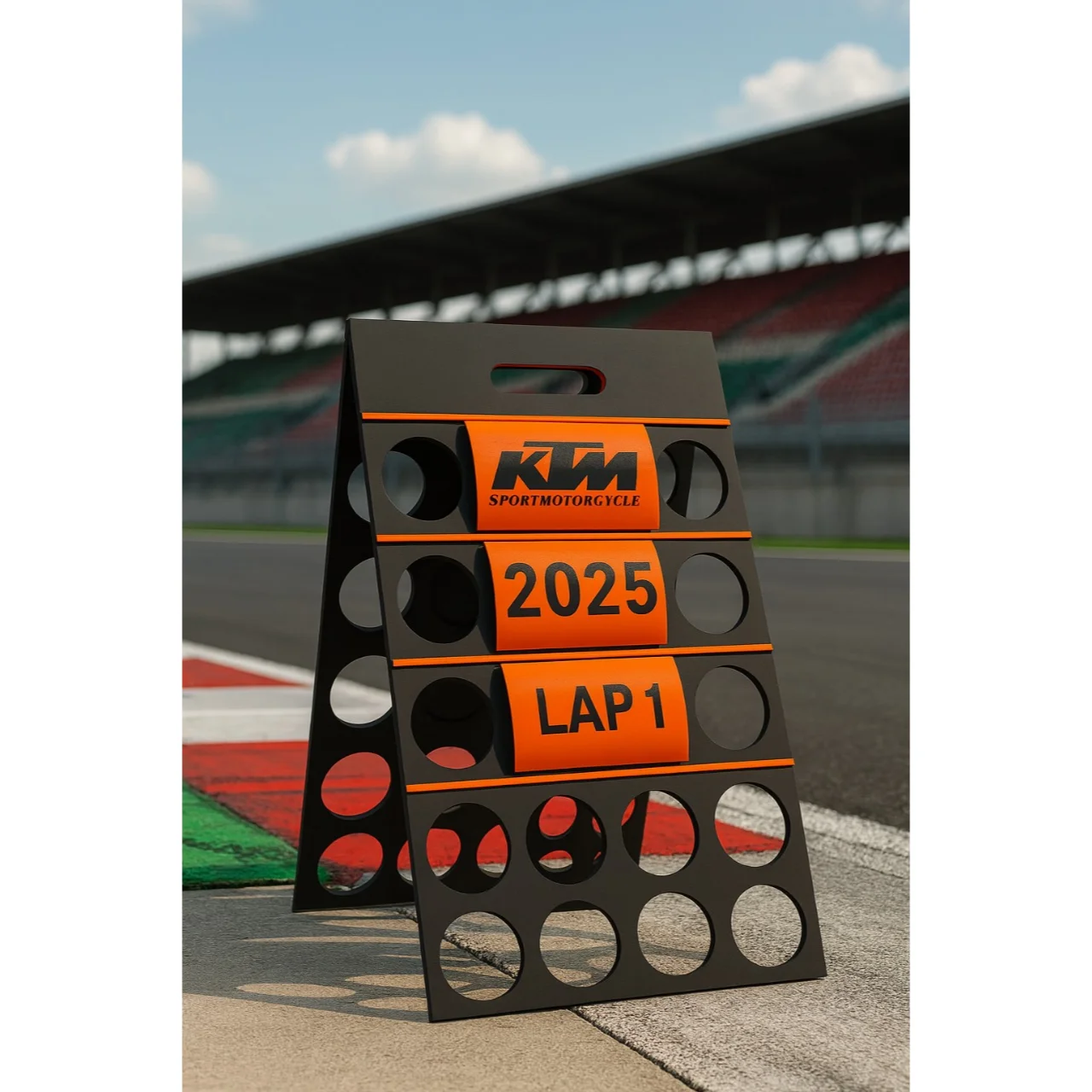Standees for Race Course  KTM with Laps