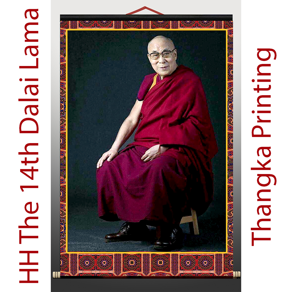 Thangka HH the 14th Dalai Lama