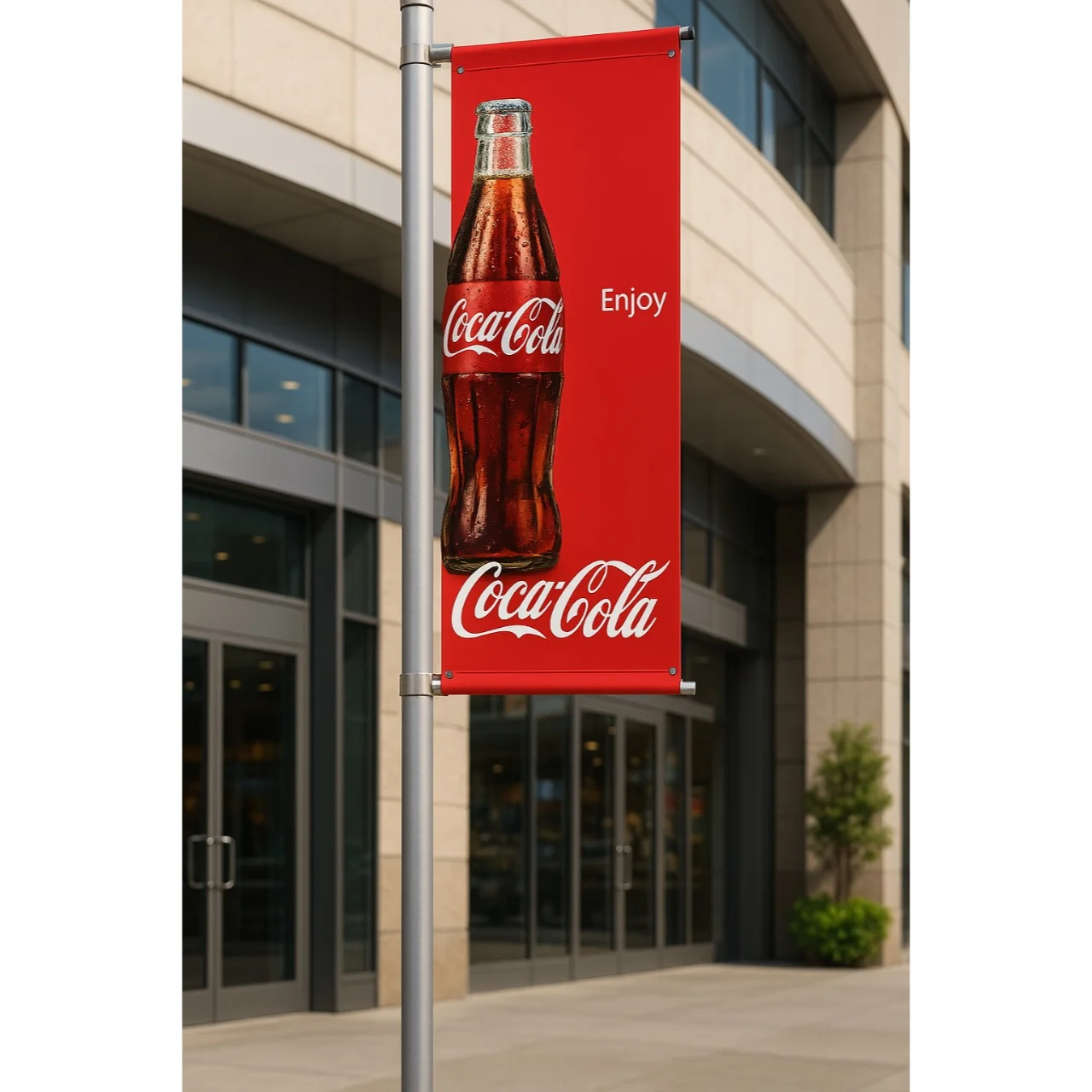 Coca Cola Pole Flag