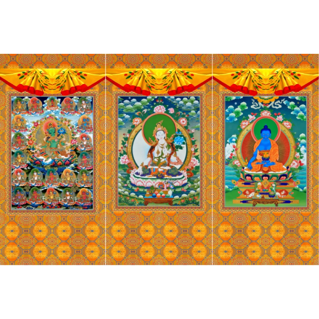 Tibetan Wall Hanging Thangka