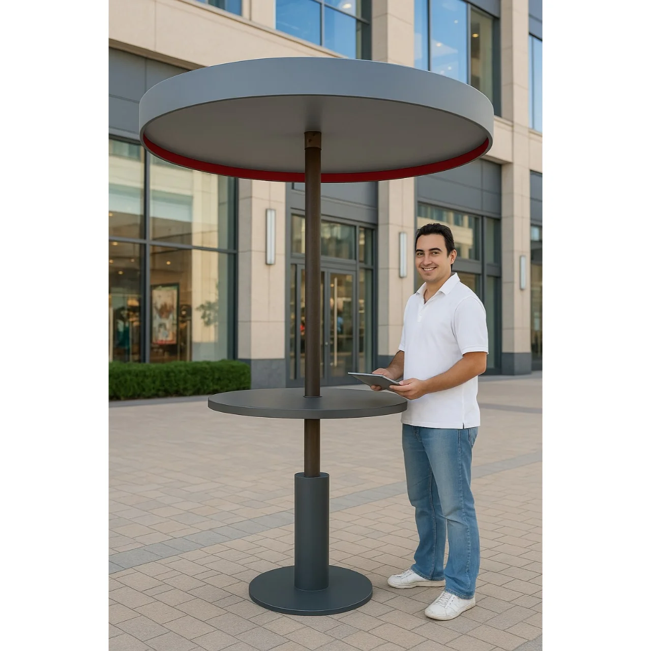 Umbrella Table for Outdoor