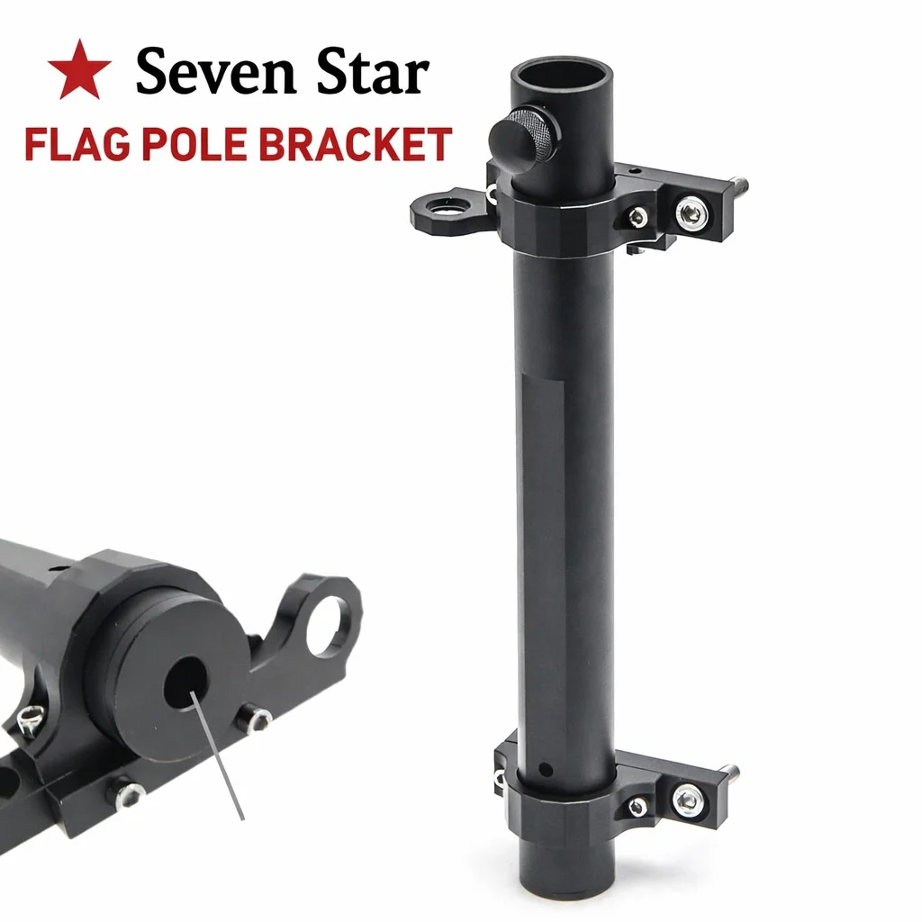 Jeep Suv Car Flags Brackett no Drilling Required