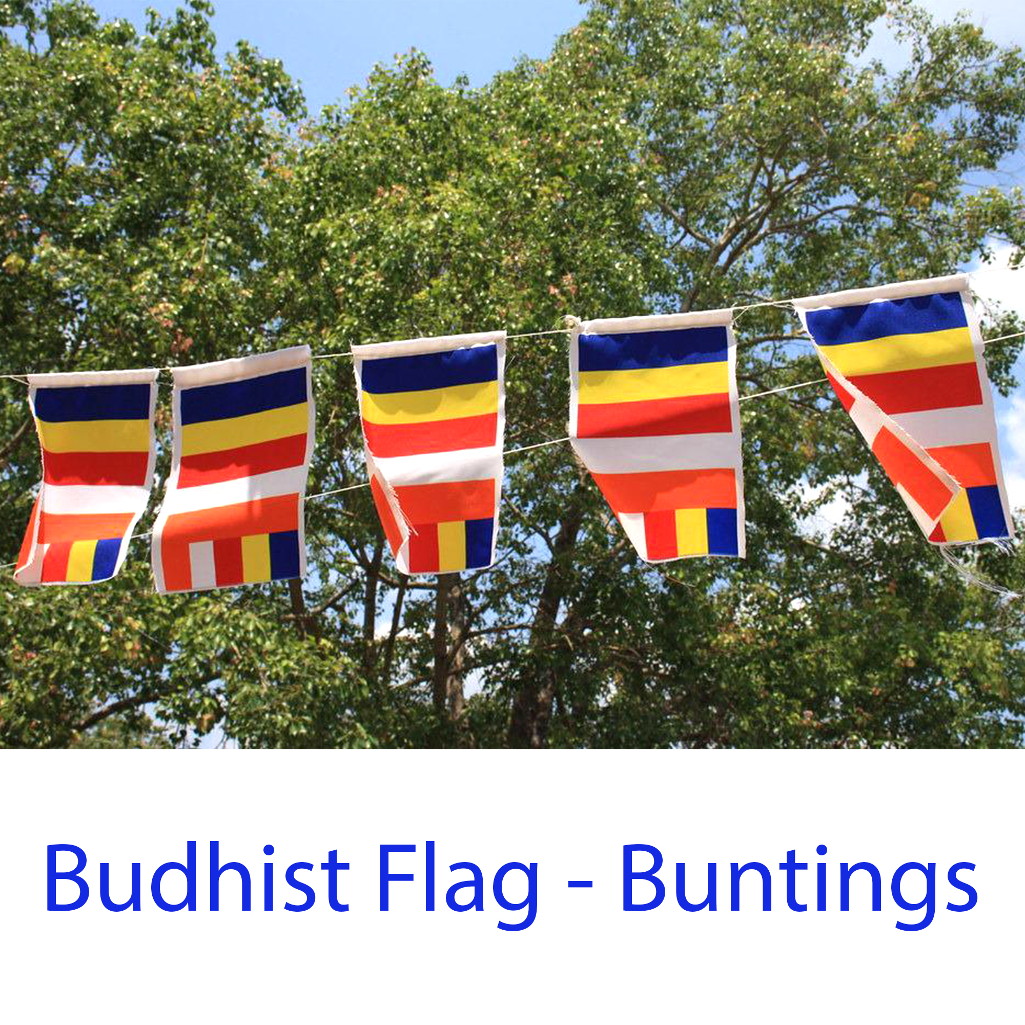 Buntings Budhist flag