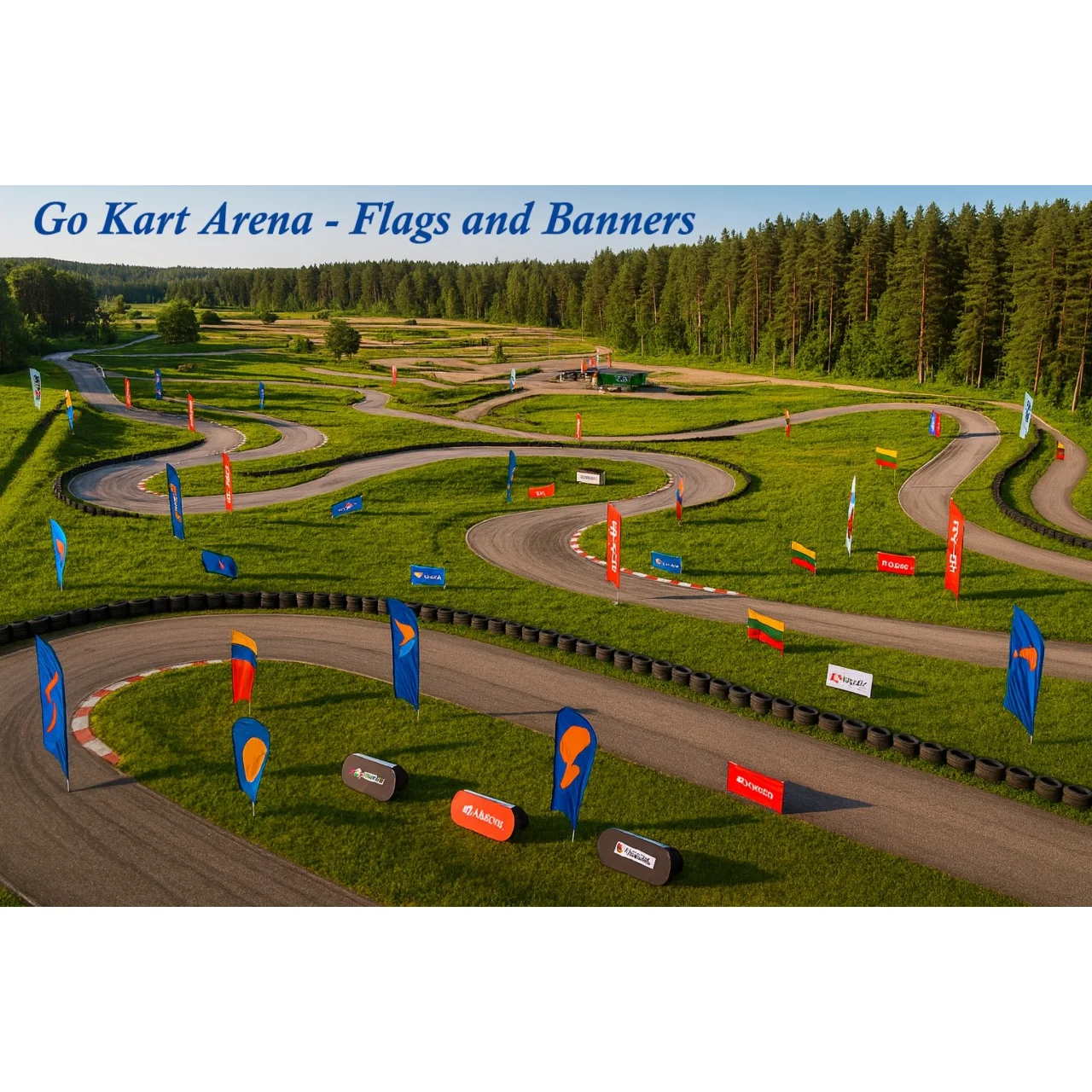 Go Kart Flags and Buntings