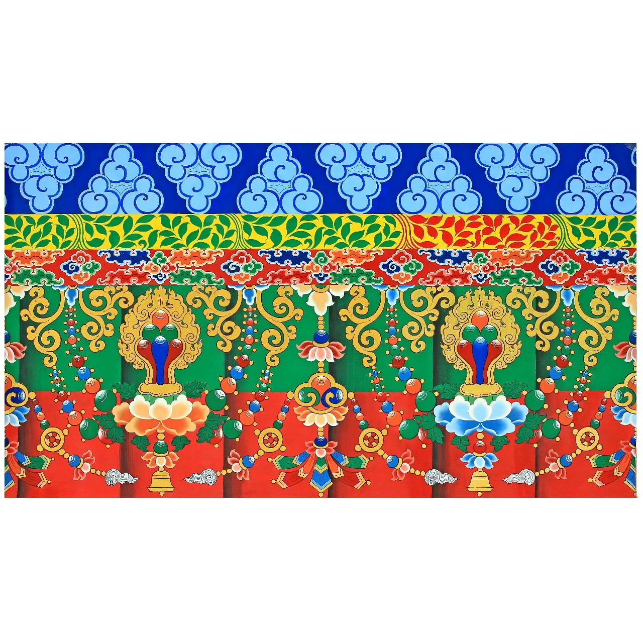 Tibetan Shambhu for wall roof and pillars