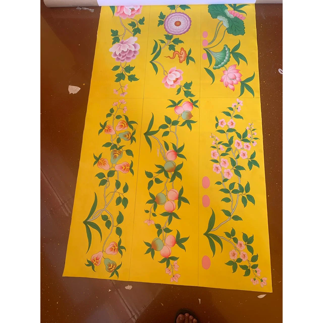 Tibetan Shambhu for wall roof and pillars