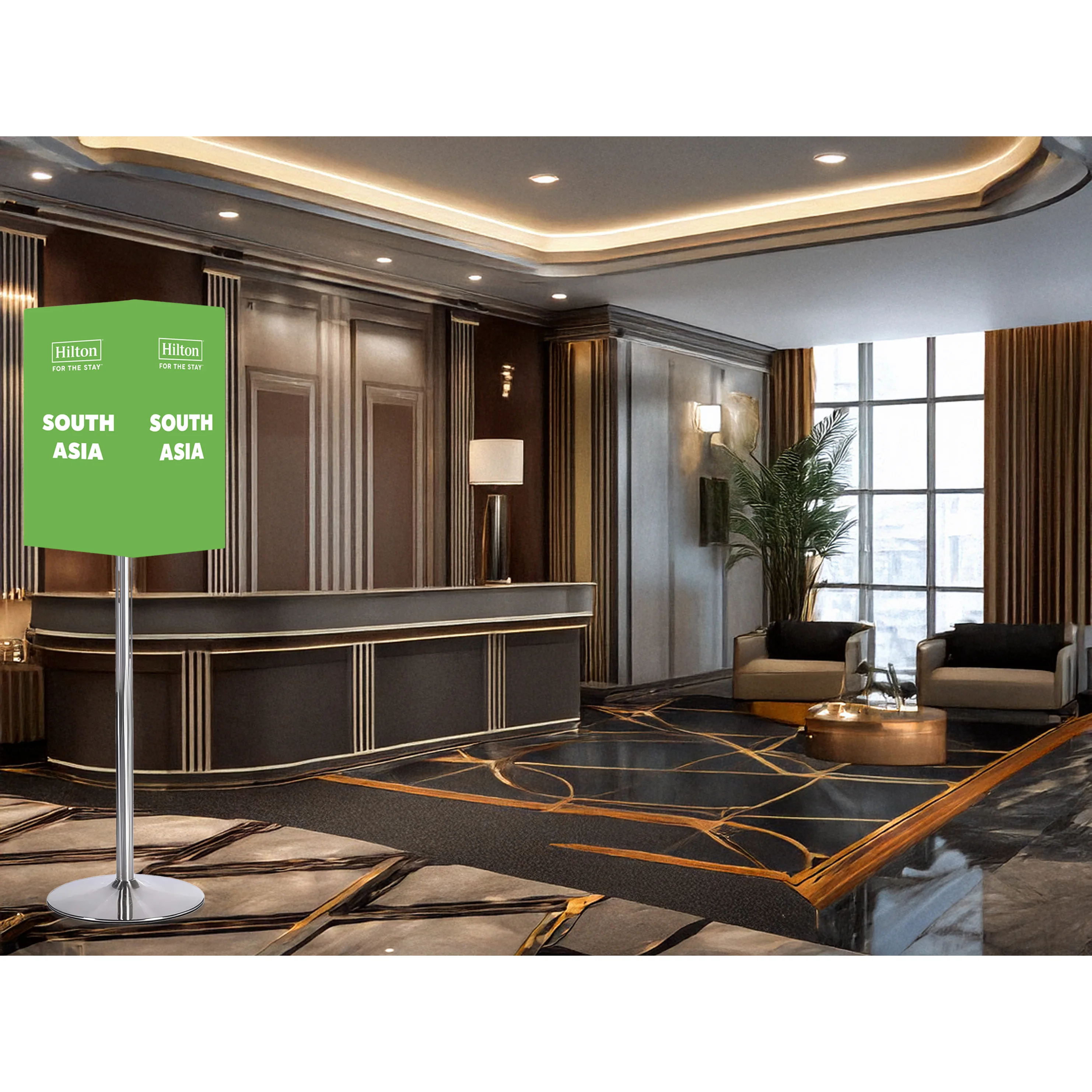 Pole Branding Hilton