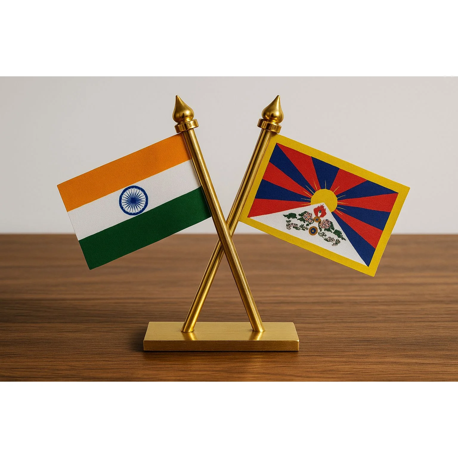 Table Flag Friendship Table Flag of India, Tibet