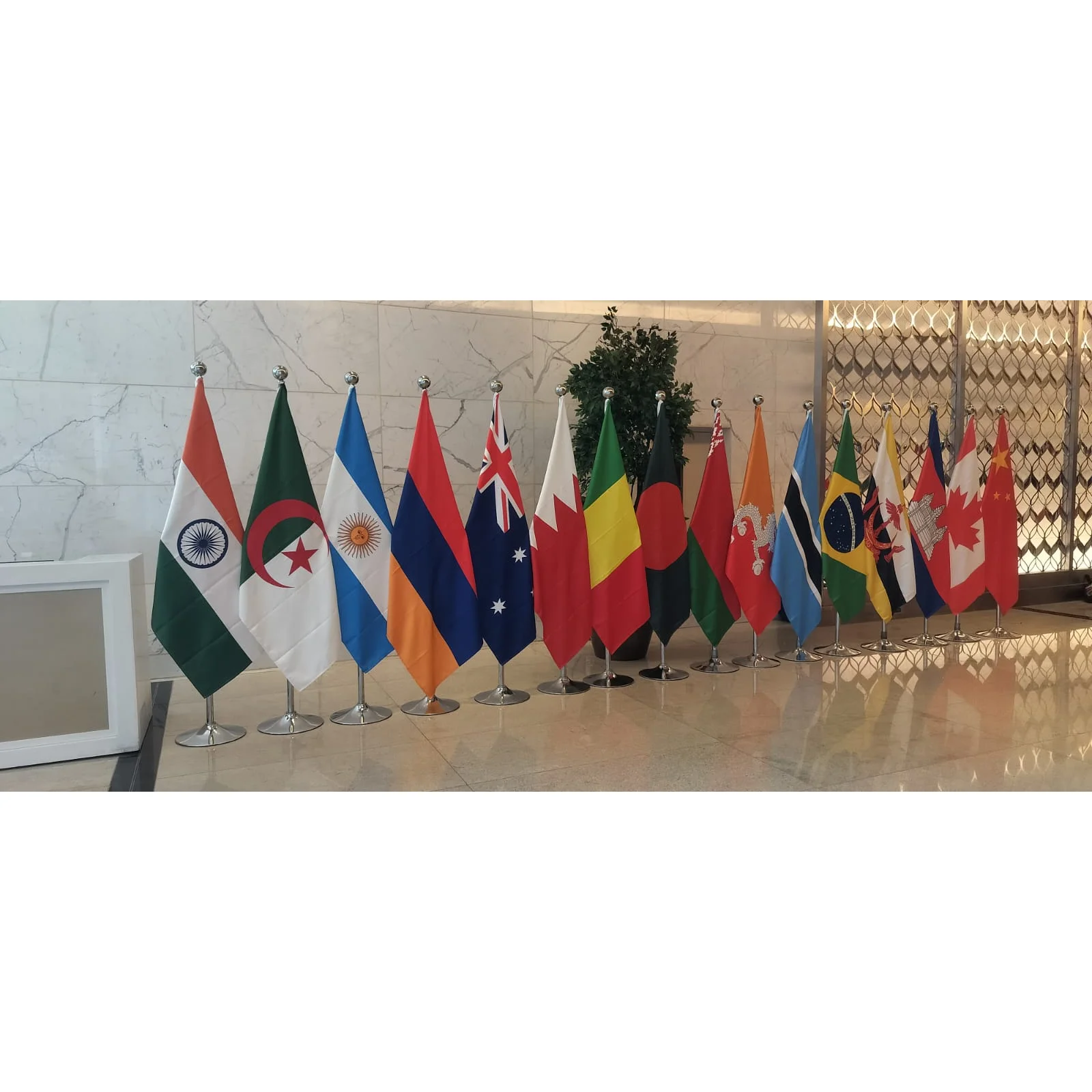 Indoor Diplomats Flags