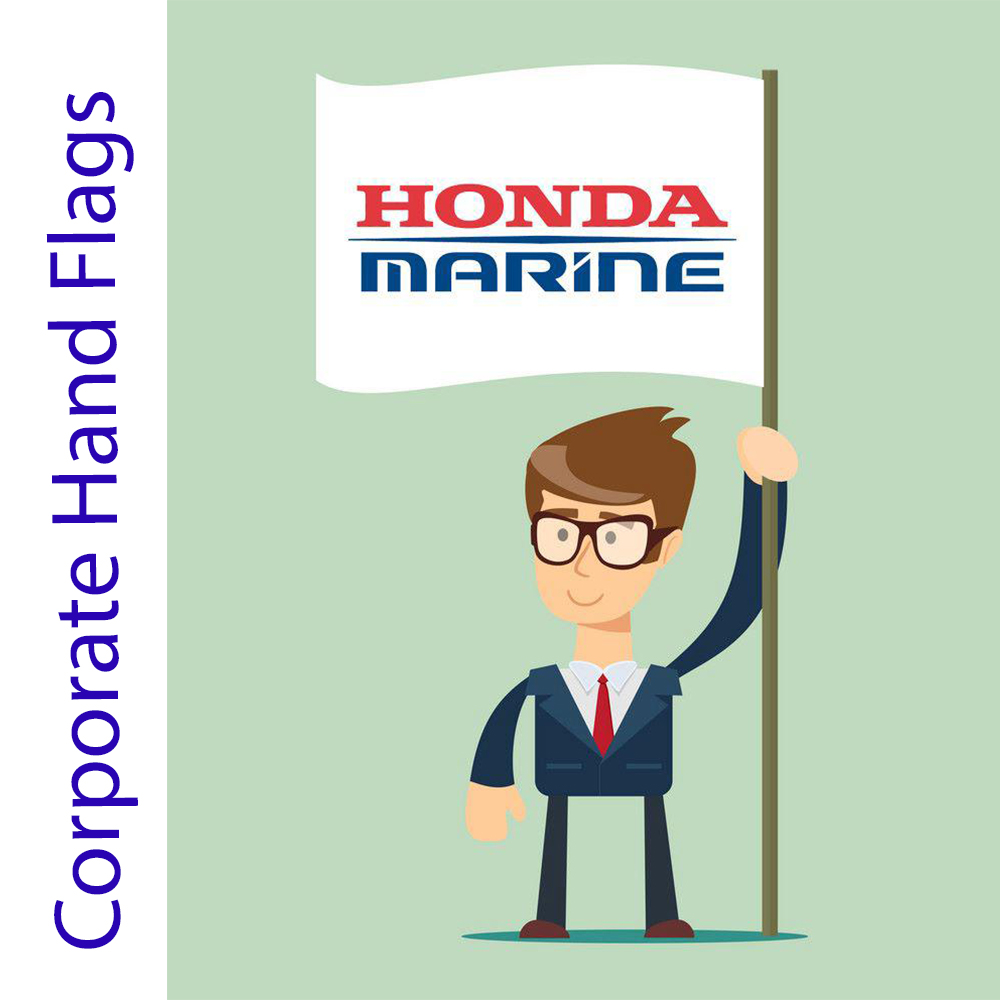 Corporate Hand Flags