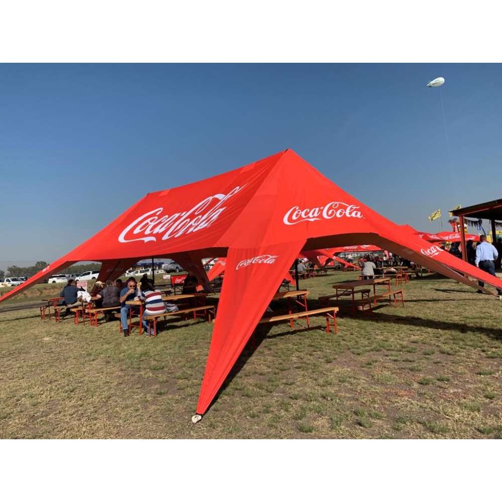Star Tents for Coca Cola
