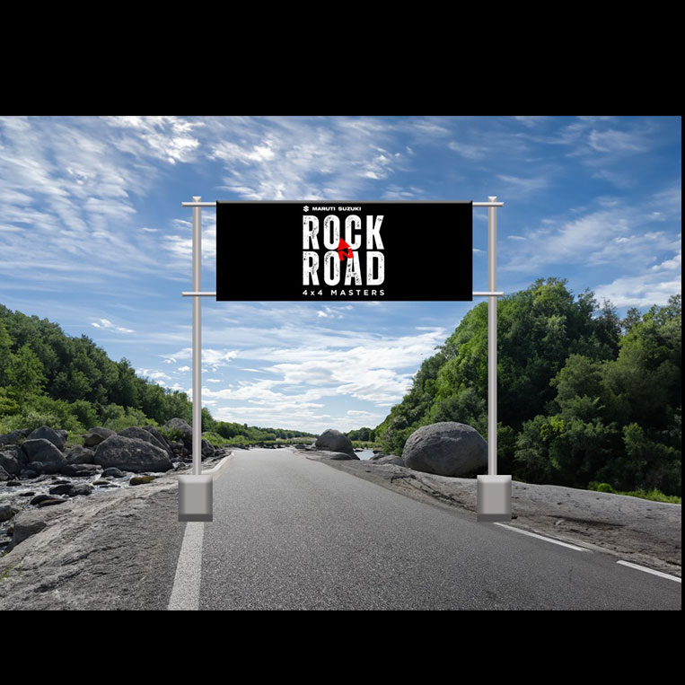 Welcome Gates, Portable and folldable Rock Road