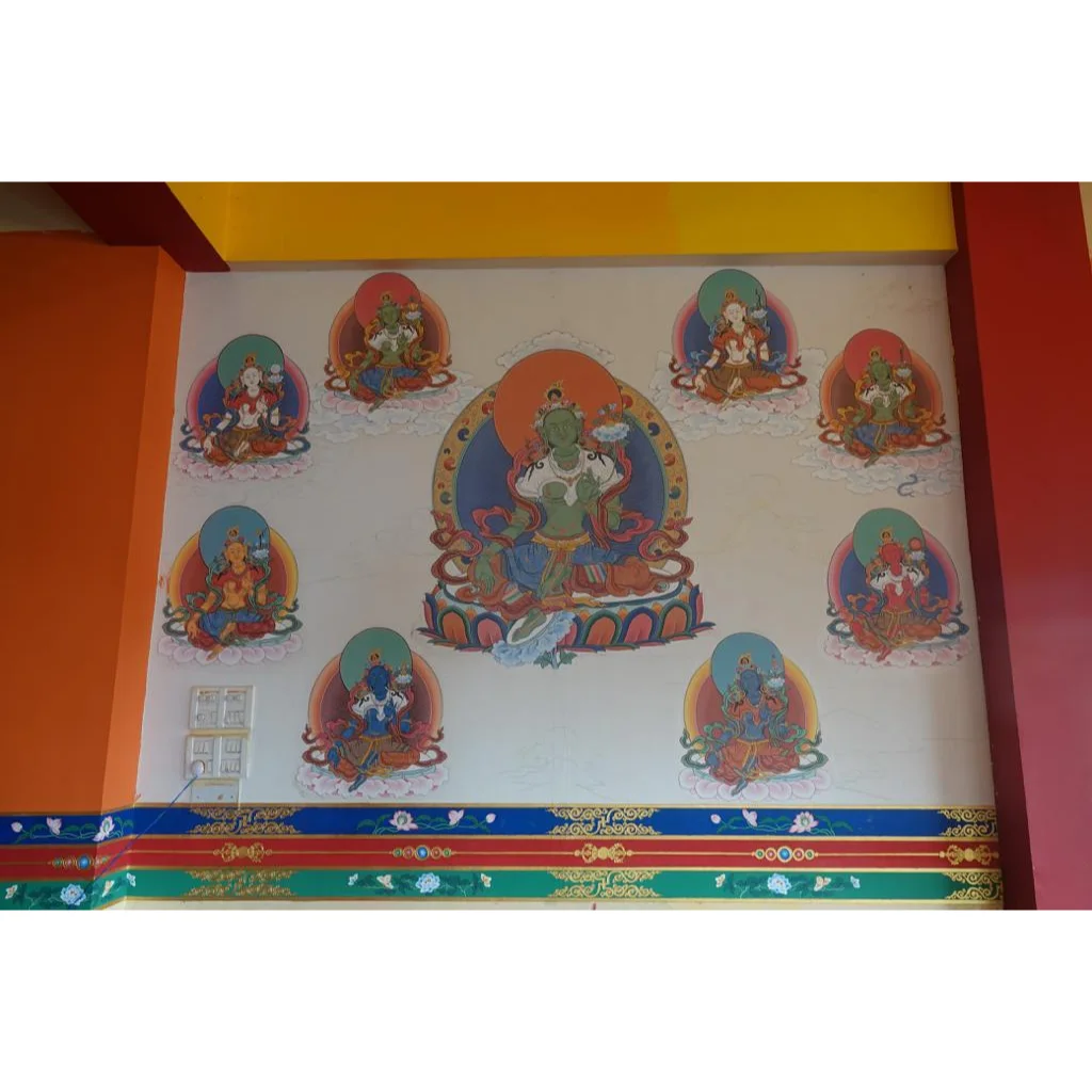 Tibetan Shambhu for wall roof and pillars