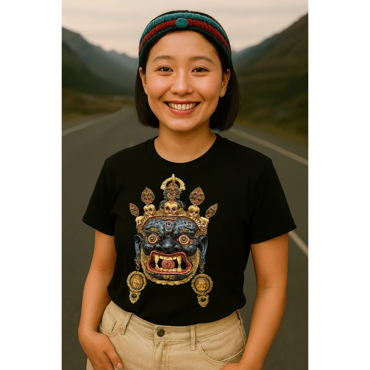 T-Shirt with tibet print
