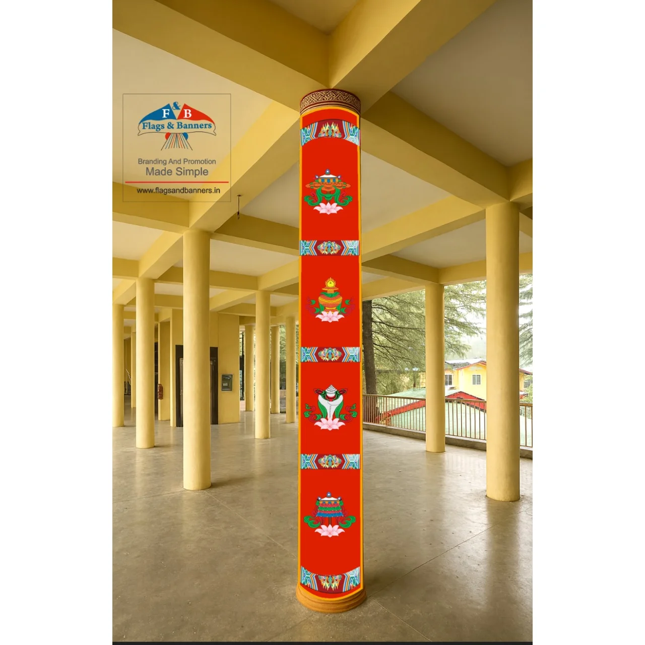 Tibetan Pillar Covers