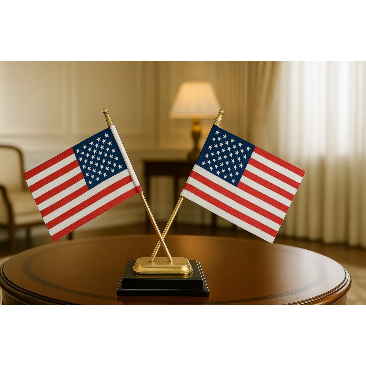 Diplomat Table Flags USA