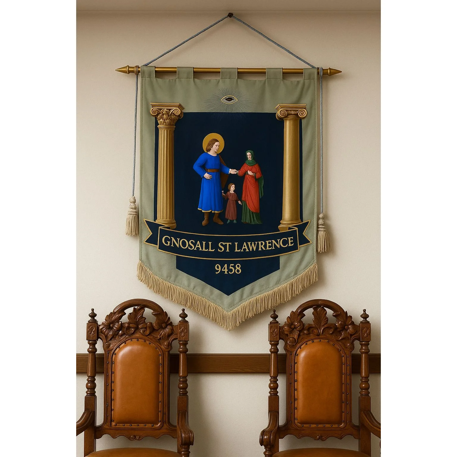 Wall Hanging Banner Gnosall St Lawrence