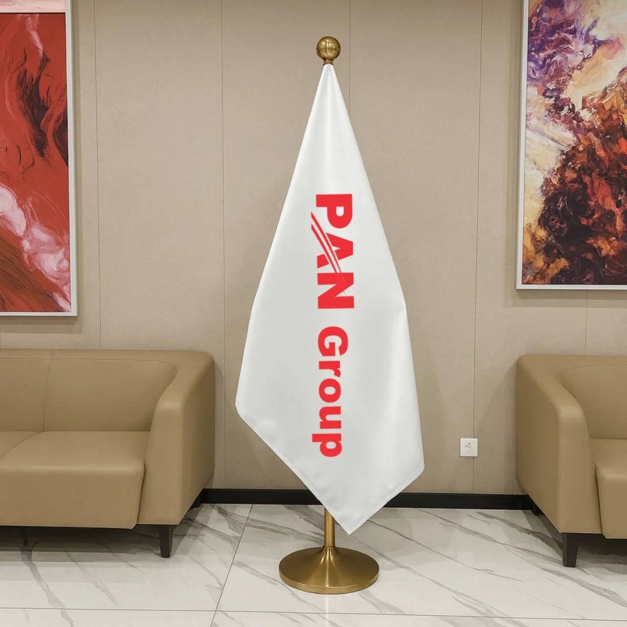 Indoor Diplomat Flag Pan Group