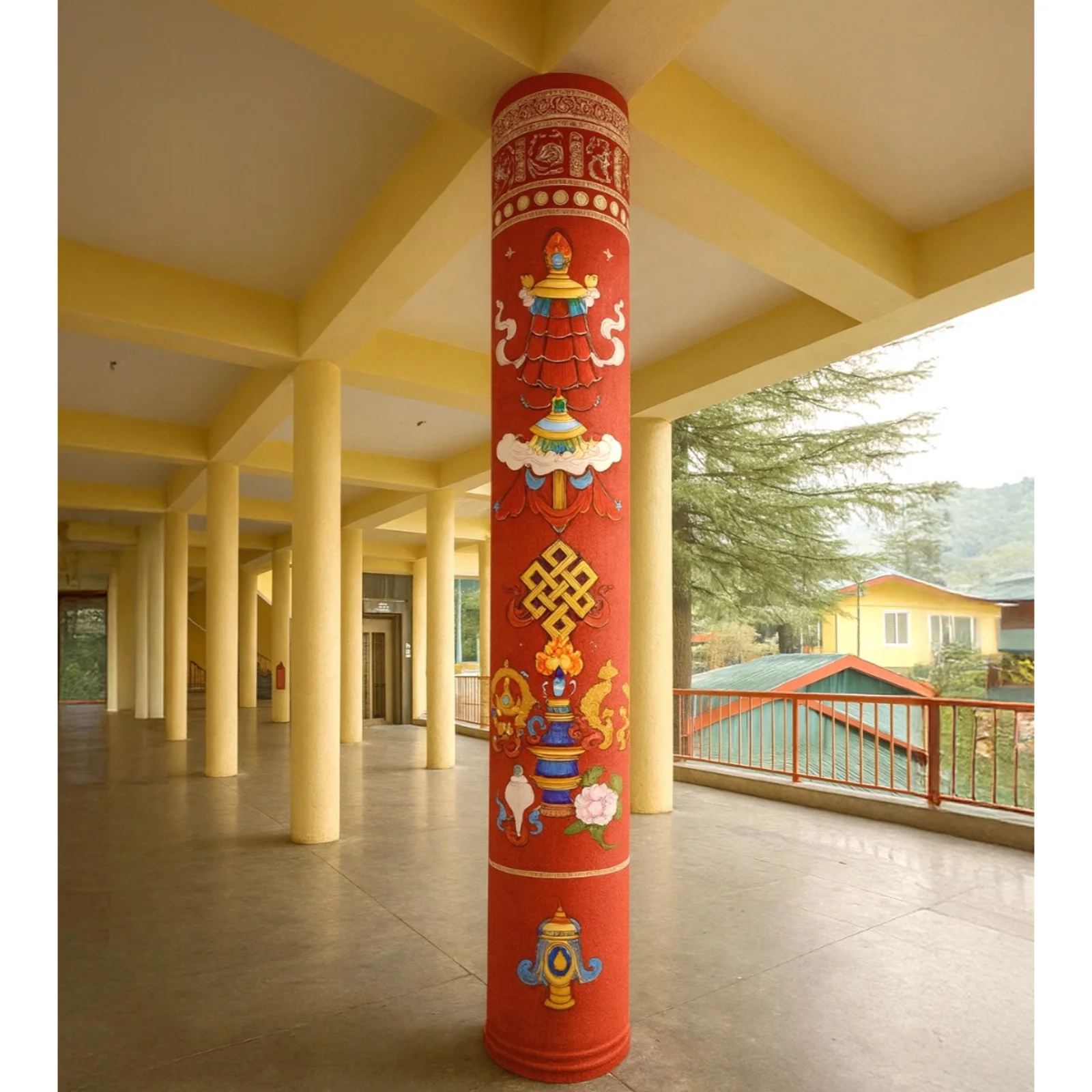 Tibetan Pillar Covers