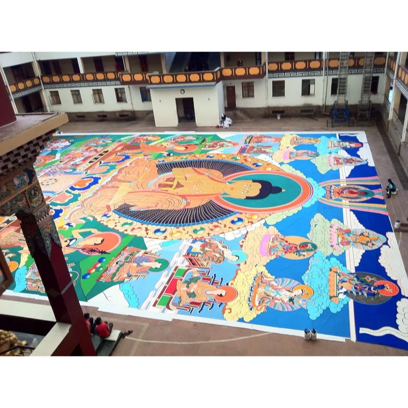 Worlds Biggest Thangka 40 x 60 Feet Printed By Seven Star Projects Private Limited